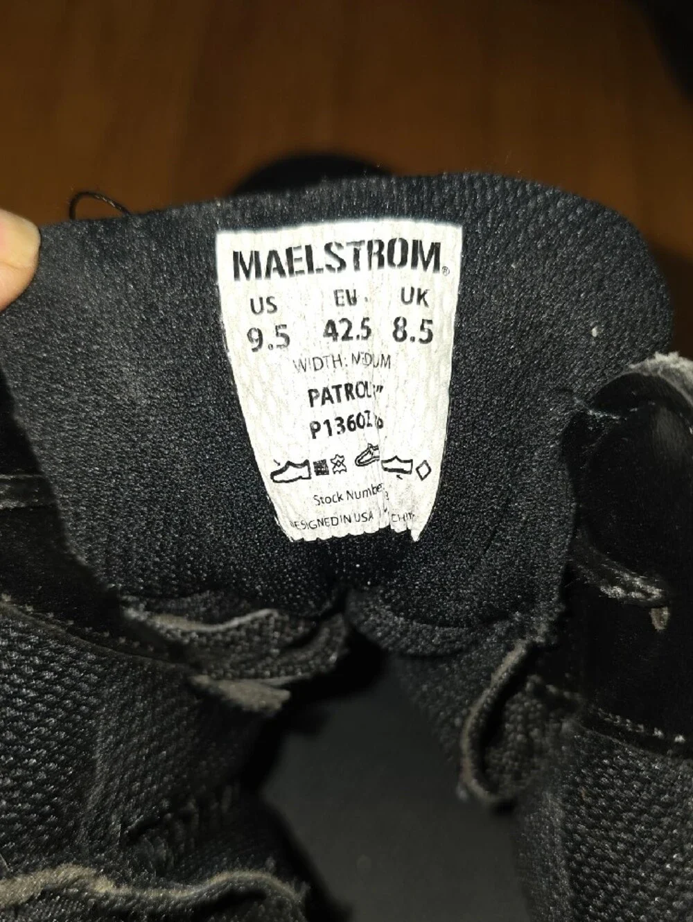 Maelstrom Waterproof Tactile Boots Size 9.5